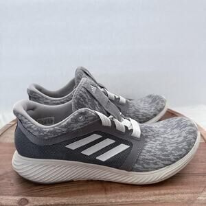 Adidas Edge Lux Shoes Womens Size 8.5 Gray Running Lightweight Mesh Sneakers
